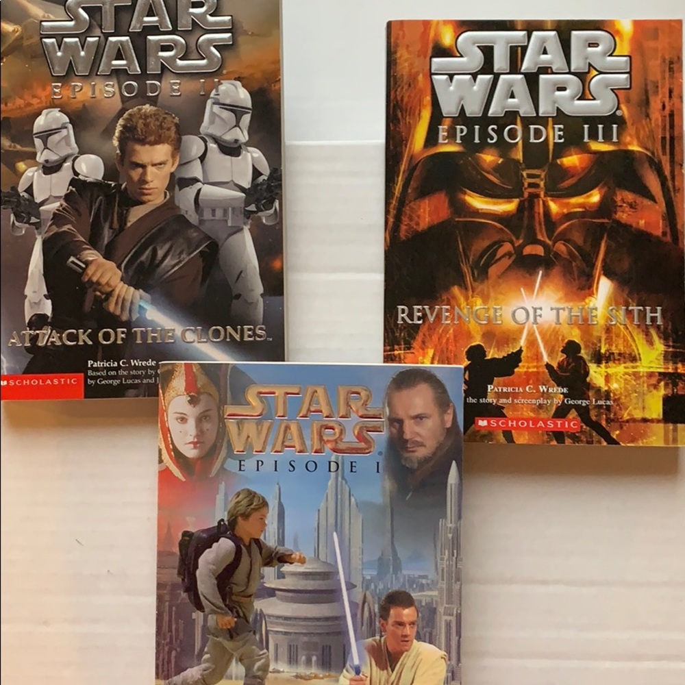SALE!!!! Star Wars books 1 2 3 junior novels.    1